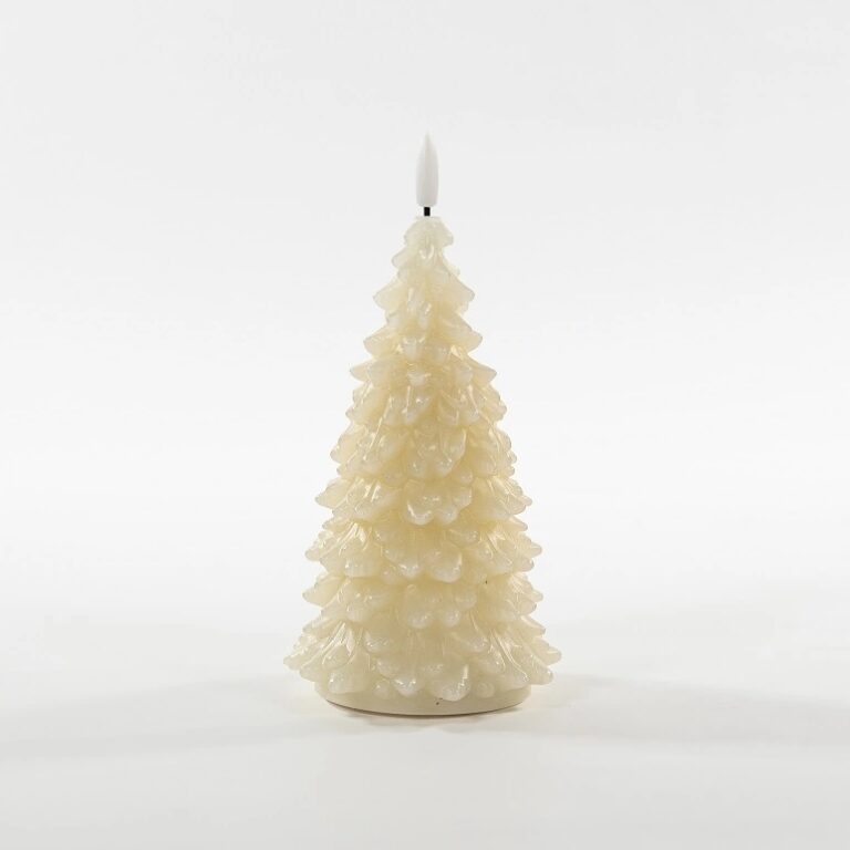 LED Kaars Kerstboom Wax Ivoor