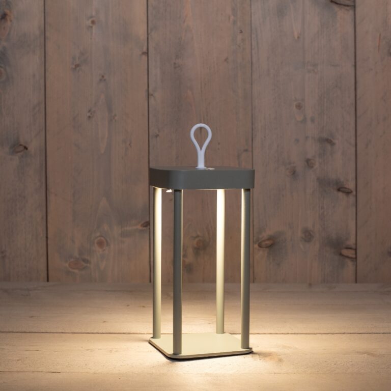 LED lantaarn draadloos Mat Olijf