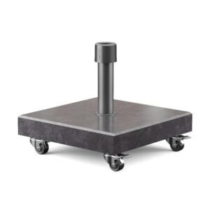 Platinum Sun & Shade Parasolvoet Rome 60kg Graniet + Zwenkwielen
