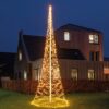 Vlaggenmast verlichting 1240LED Classic Warm + flash 6 meter