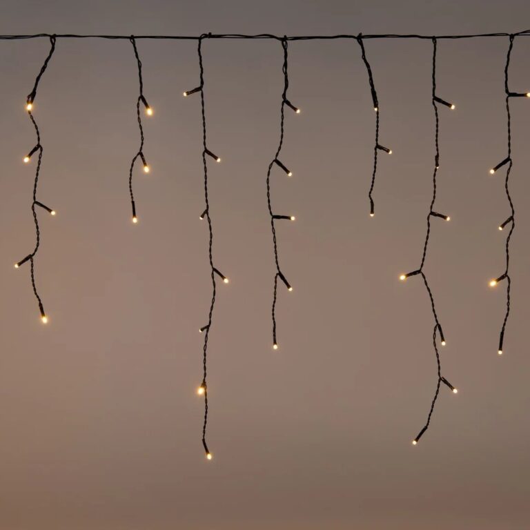 Ijspegelverlichting 360x60 cm - 180 LED Klassiek Warm (36 Flash lampjes)
