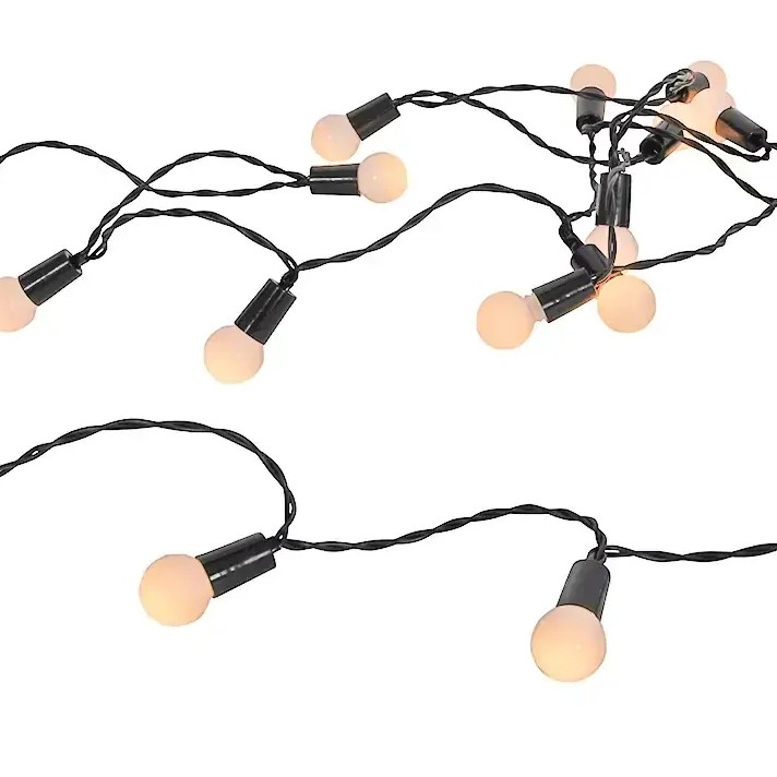 LED bolletjes verlichting 10x LED warm