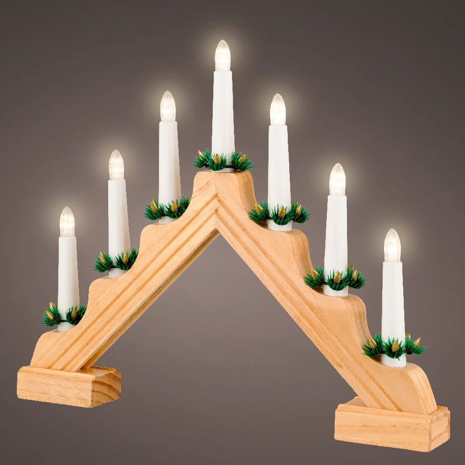 LED kaarsenbrug 7 LED lampjes