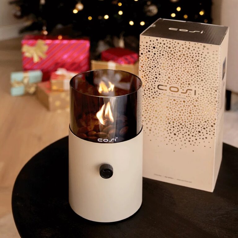 Cosiscoop Original Sandy Beige gaslantaarn Smoked