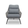 Jerome lounge stoel - Mouse Grey