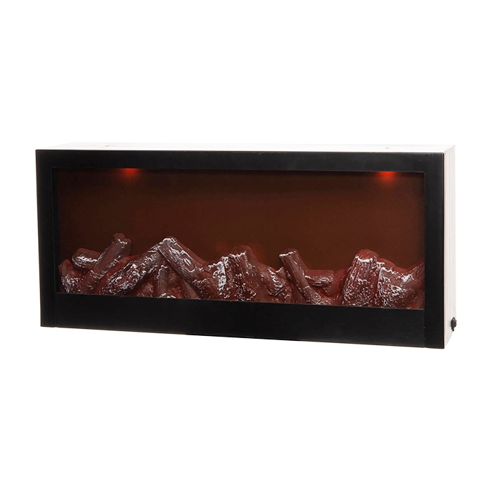 LED haard zwart 45x20x10cm
