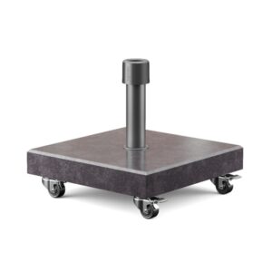 Platinum Sun & Shade Parasolvoet Rome 60kg Graniet + Zwenkwielen