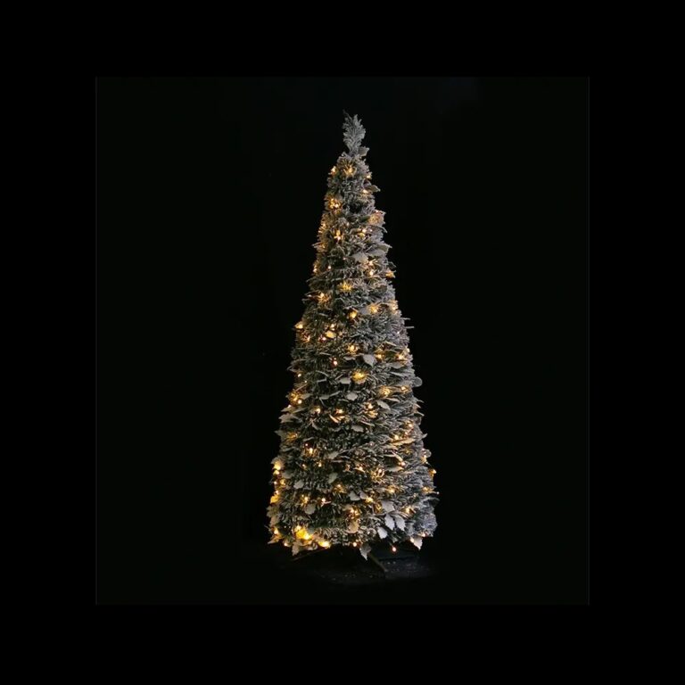 Pop-up kerstboom met sneeuw en 200 LEDs — 150 cm
