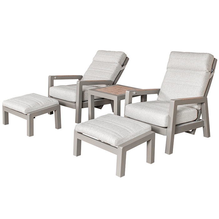 Valerie duo relax loungeset Taupe