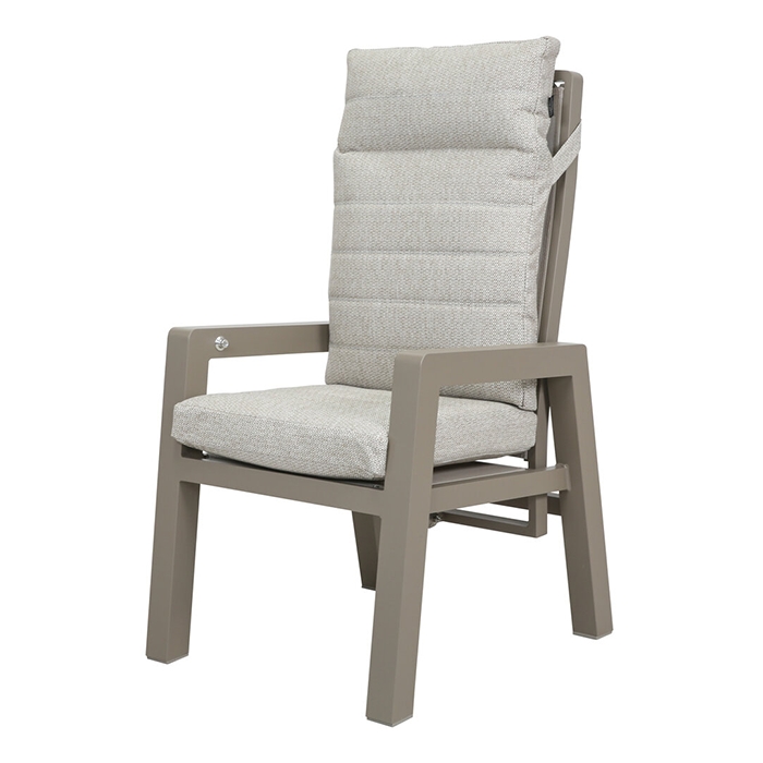 Valerie verstelbare tuinstoel Taupe