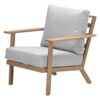 Chicago lounge fauteuil - natural teak look