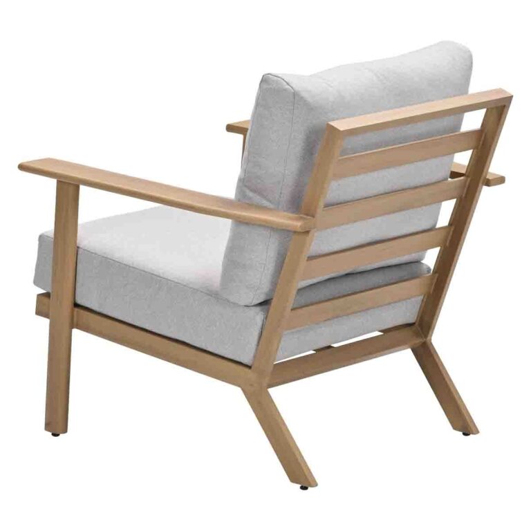 Chicago lounge fauteuil - natural teak look