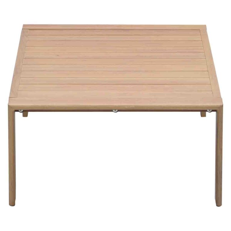 Chicago lounge tafel - 125x65xH35 cm - natural teak look