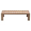 Chicago lounge tafel - 125x65xH35 cm - natural teak look