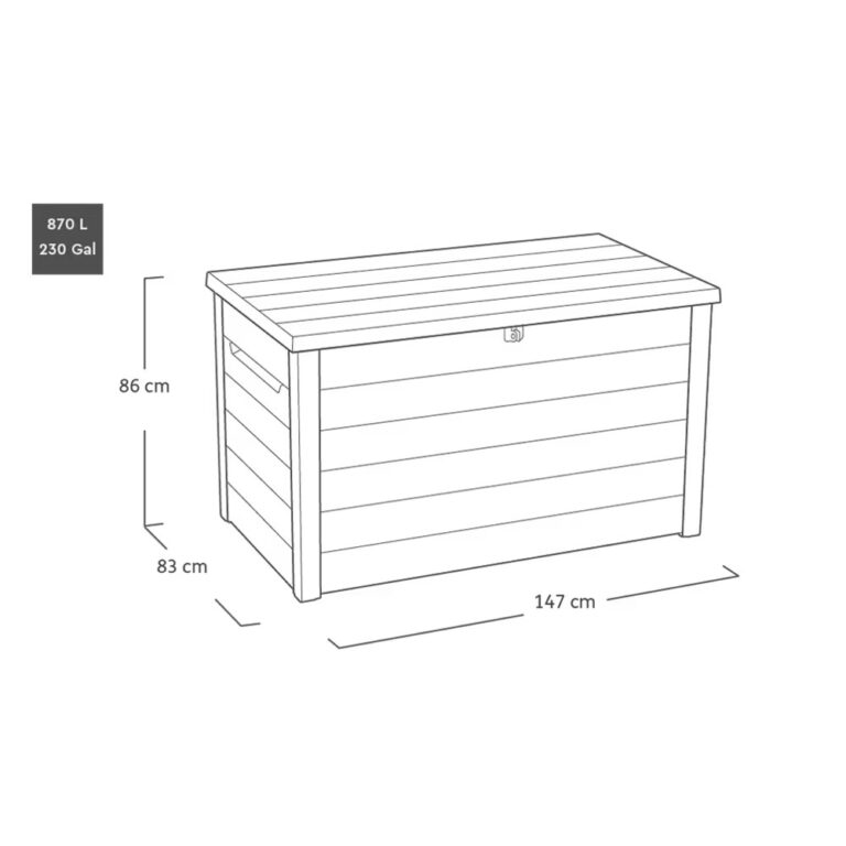 Keter Signature opbergbox Rosewood 870L