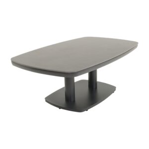 Loungetafel verstelbaar Geneva 135x83cm Deens Ovaal - Antraciet