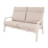 Ohio 2-zits tuin loungebank - verstelbare rug Crema