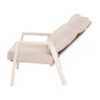 Ohio verstelbare loungestoel - Crema