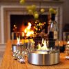 Tenderflame Cafe Alu 18 tafel vuur