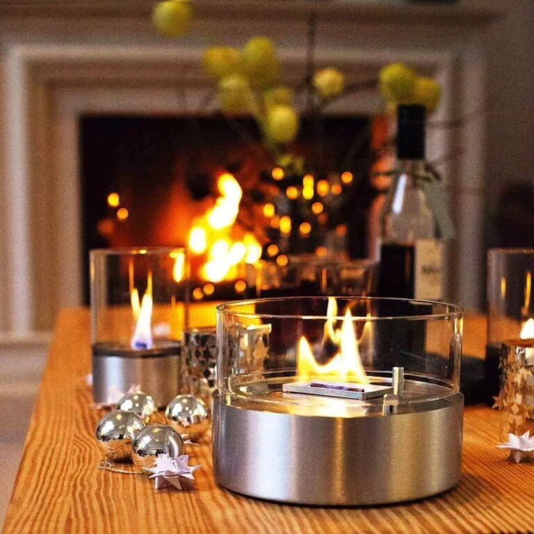 Tenderflame Cafe Alu 18 tafel vuur