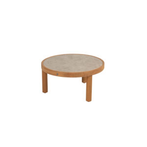 4 Seasons Outdoor Finn salontafel 63 cm - teak/keramiek