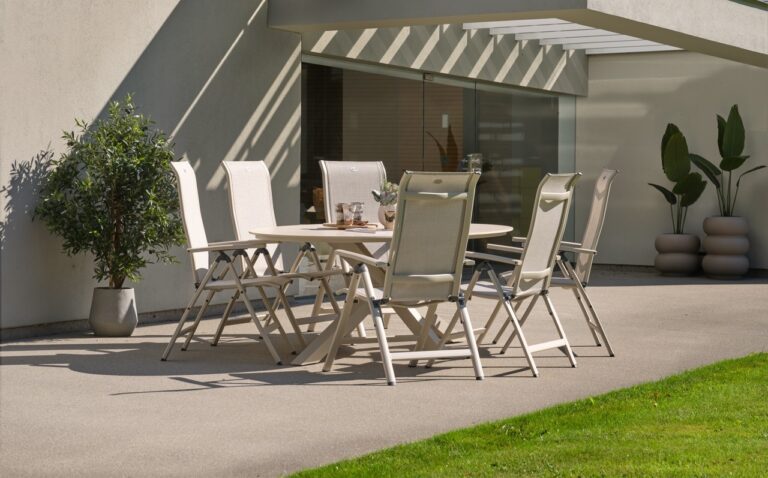 Hartman Alice comfort verstelbare tuinstoel - Beige
