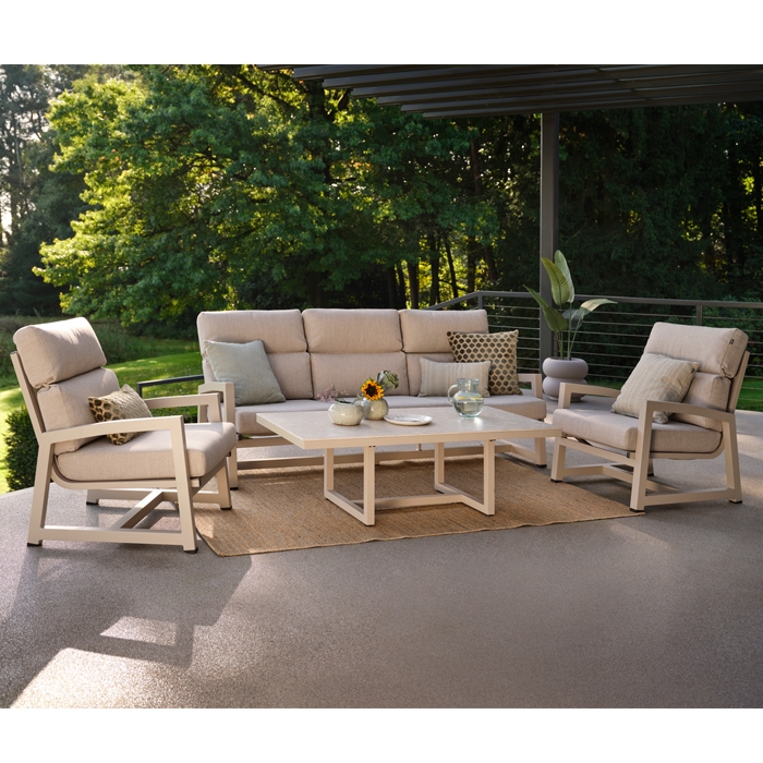 Hartman Gio loungeset + Luto coffee tafel