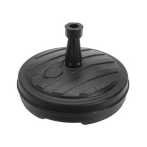 Parasolvoet kunststof 13 liter donkergrijs