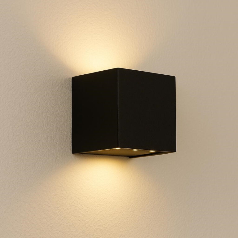 Solar Wandlamp Marga Vierkant | Warm Wit - Up & Down - 2 functies