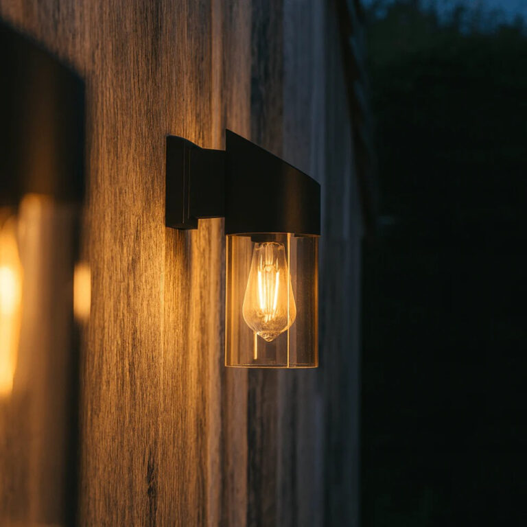 Solar Wandlamp Rob Aluminium - Warm Wit - 2 functies
