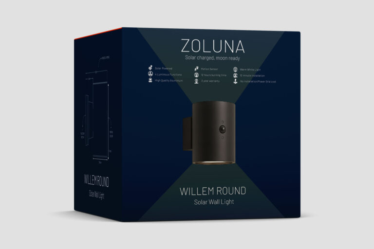 Solar Wandlamp Willem Rond | Bewegingssensor - Up & Down - 2 Functies