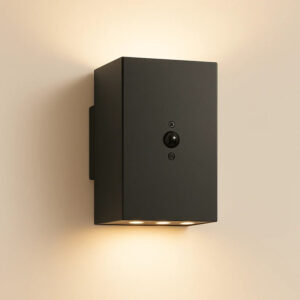Solar Wandlamp Willem Vierkant | Bewegingssensor - Warm Wit - 2 Functies