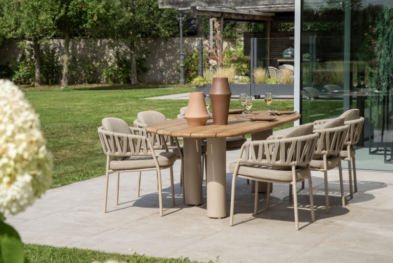 Taste by 4 Seasons Outdoor Calma dining tuinstoel - Latte
