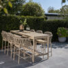 Taste by 4 Seasons Outdoor Calma high dining set - Latte