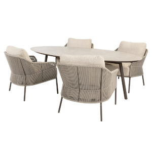 Taste by 4 Seasons Outdoor Florence low dining + Salute LOW dining tuinset - Terre