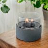 Tenderflame Cafe 14 Grey Lava tafel vuur