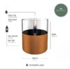 Tenderflame Lilly 10 Giftset Copper