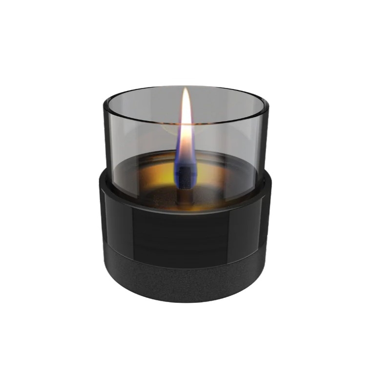 Tenderflame Rosie 10 Zwart/Smoke tafel vuur