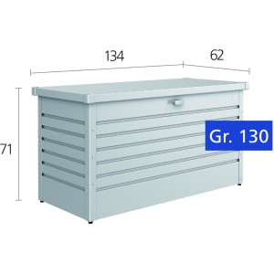 Hobbybox 130cm – Donkergrijs Metallic
