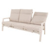 Lesli Ohio 4-delige sofa loungeset - Crema