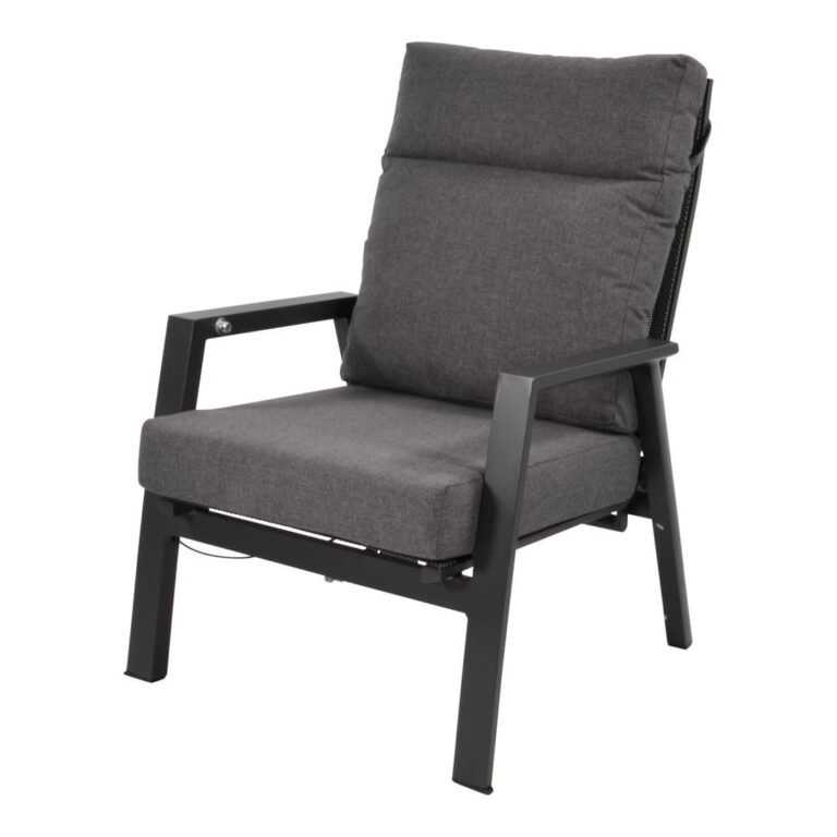 Ohio 4-delige sofa loungeset Antraciet