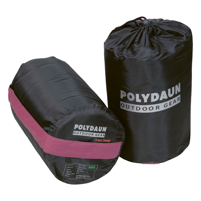 Polydaun Beach house slaapzak Wine Red 80cm x 210cm