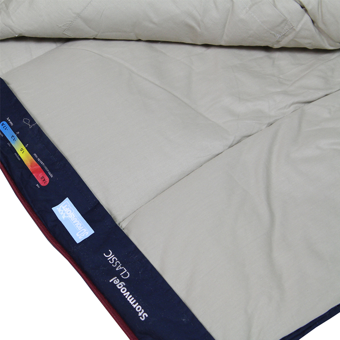 Polydaun Stormvogel slaapzak Navy Mist 85cm x 210cm