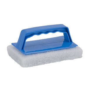 Scrubbyhouder met pad wit