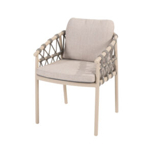 Taste by 4 Seasons Outdoor Piacenza dining tuinstoel - Latte