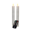 2x LED dinerkaars Parel 23cm + afstandsbediening