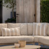 4 Seasons Outdoor sierkussen 30x60cm Boucle stripe cream