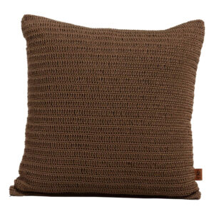 4 Seasons Outdoor Sierkussen gehaakt 50x50cm - Coffee