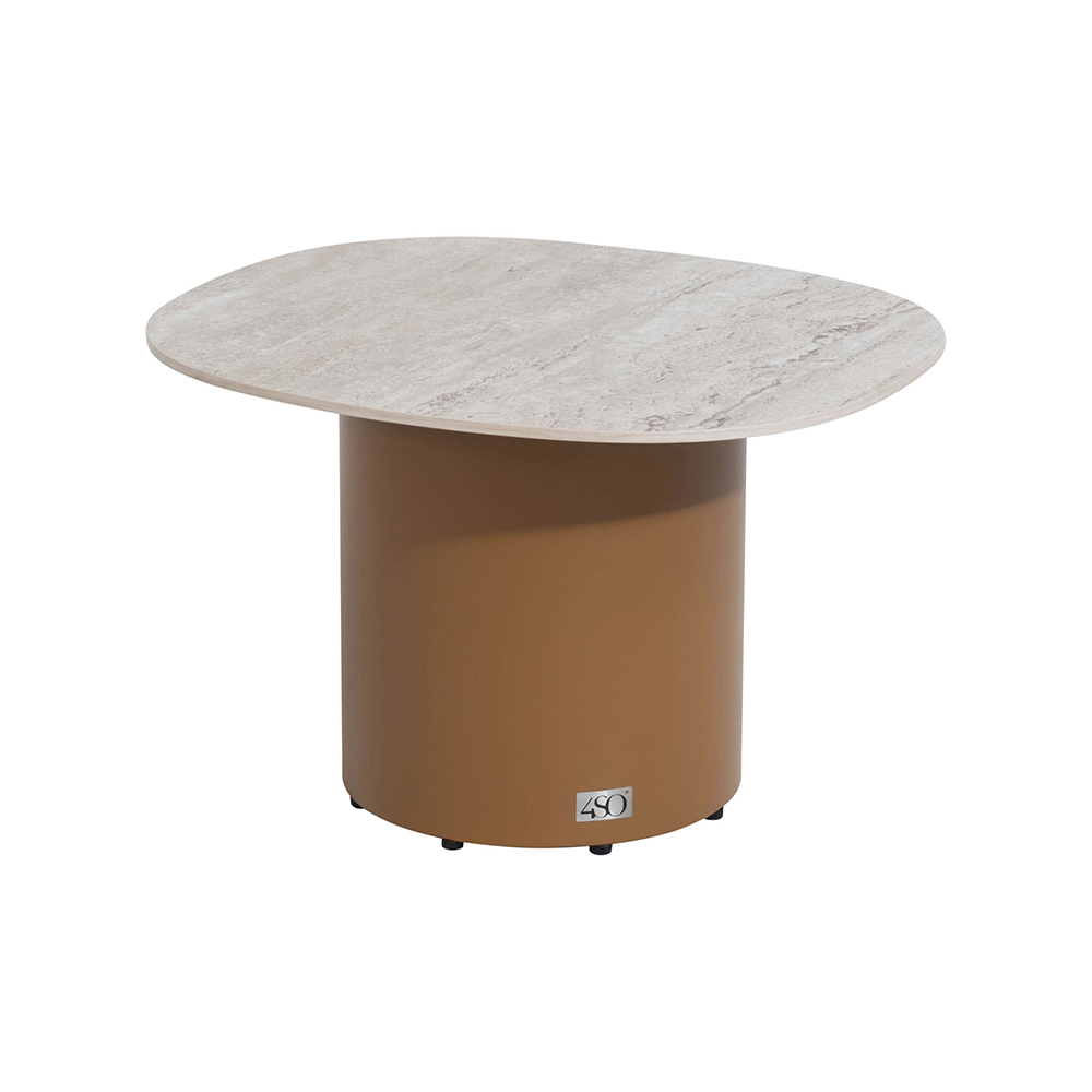 4 Seasons Outdoor Sofie salontafel keramisch travertin 50 x 60 cm - Amber
