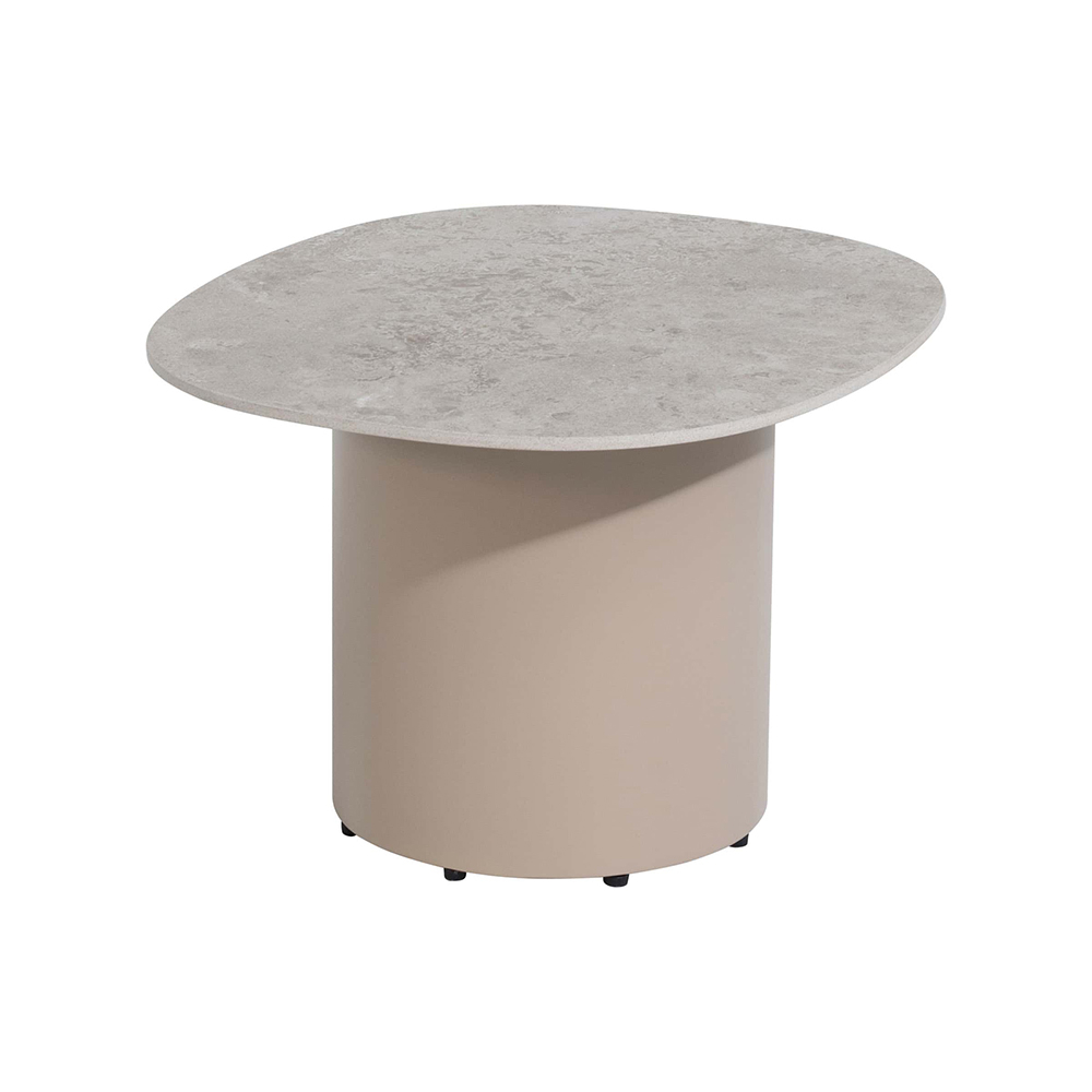 4 Seasons Outdoor Sofie salontafel keramisch travertin 50 x 60 cm - Latte